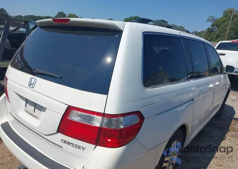 2006 Honda Odyssey Ex from USA, damaged, VIN 5FNRL38416B458065
